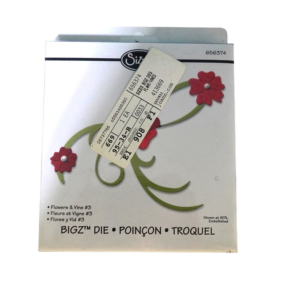Sizzix Bigz Die Flowers & Vine #3 656 374